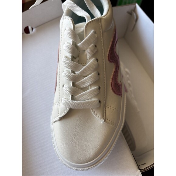 Girl's Blowfish Malibu Vice-K Sneaker White Rose Gold Size 5Y - Picture 4 of 4